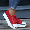 Summer Womens Vulcanize Shoes Knitted Breathable Sneakers